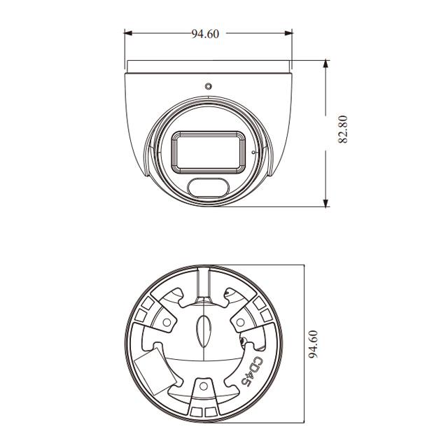 昌運監視器 昇銳 HS-D071JF-P 500萬 日夜全彩高規格攝影機 內建麥克風-細節圖3