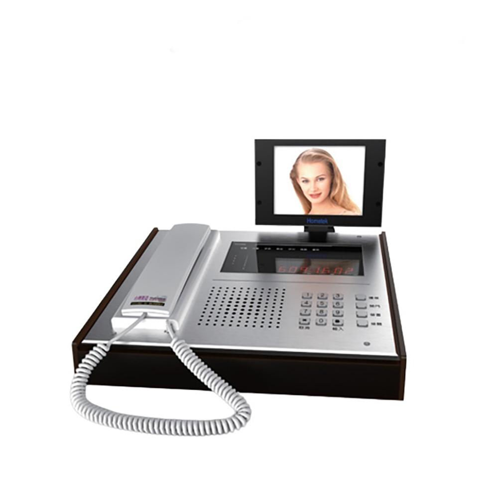 昌運監視器 Hometek HA-18VG 5.6吋 螢幕式保全對講管理總機 保全系統連線 防水鍵盤-細節圖2