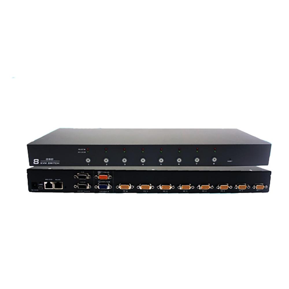 昌運監視器 XD-808IP 8埠 KVM OVER IP 電腦切換器 具二層安全密碼機制 獨立RS-232-細節圖2