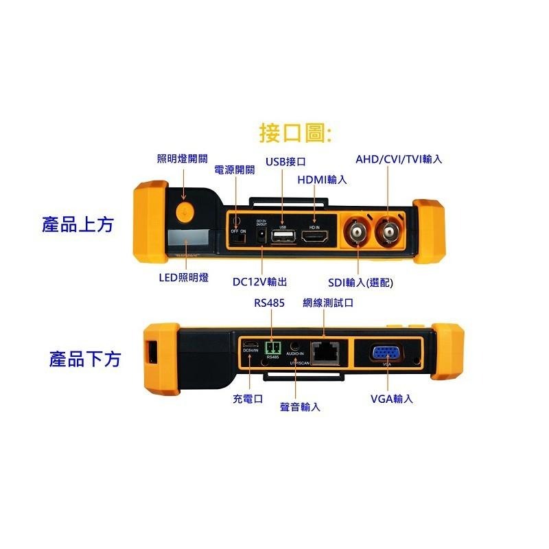昌運監視器 HD-3100ACT(HD-3150ACT) 5吋 800萬 同軸型 工程寶 監視器測試 工程測試-細節圖3