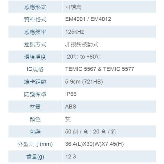 昌運監視器 soyal AR-721HBR1讀卡機/控制器 AR-0600M磁力鎖 +開門按鈕+EM感應釦X5-細節圖5