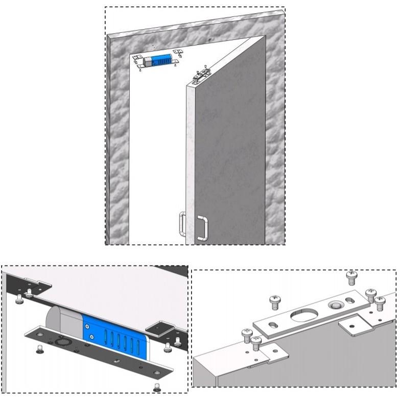 昌運監視器 門禁 監視器 攝影機 SOYAL LK-1201A-BR 陽極鎖-外掛盒-細節圖2