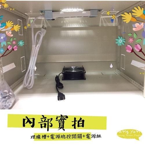 昌運監視器 12U-600 19吋 鐵製壁掛式機箱 網路機櫃 伺服器機櫃 電腦機櫃 【訂製品】-細節圖2