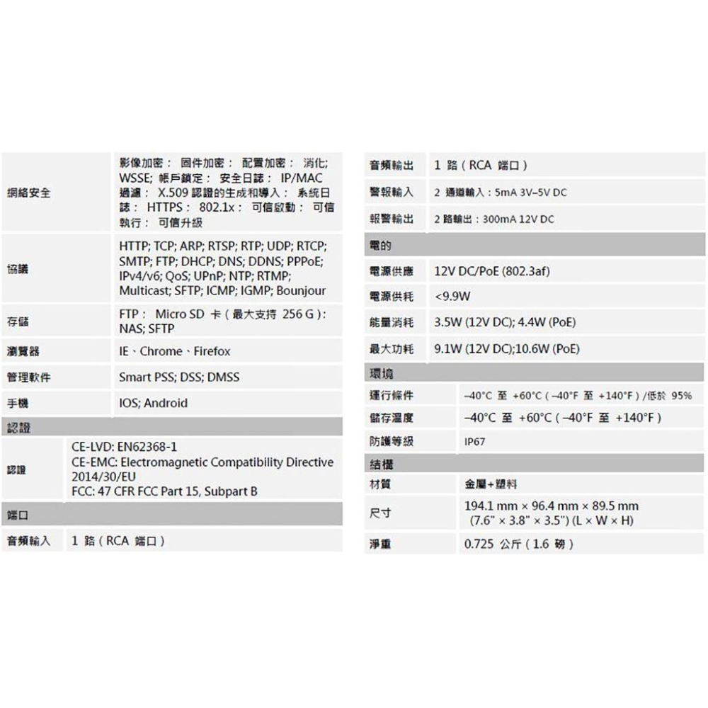 昌運監視器  DH-IPC-HFW2231MN-AS-I2-B-S2 大華dahua 星光200萬紅外線槍型-細節圖3