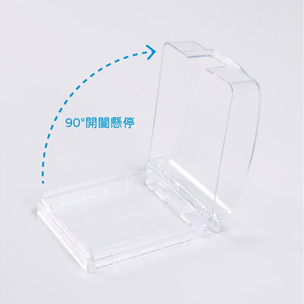 昌運監視器 DJS-DR02-B(黑色透明) 黏貼式門鈴防水盒 無線門鈴防水盒 無線門鈴防水罩 適用於DJS-DR95-細節圖2