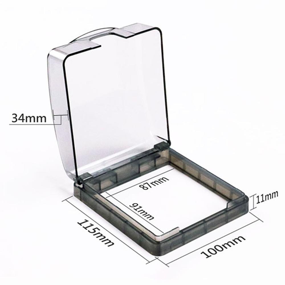 昌運監視器 DJS-DR02-B(黑色透明) 黏貼式門鈴防水盒 無線門鈴防水盒 無線門鈴防水罩 適用於DJS-DR95-細節圖4