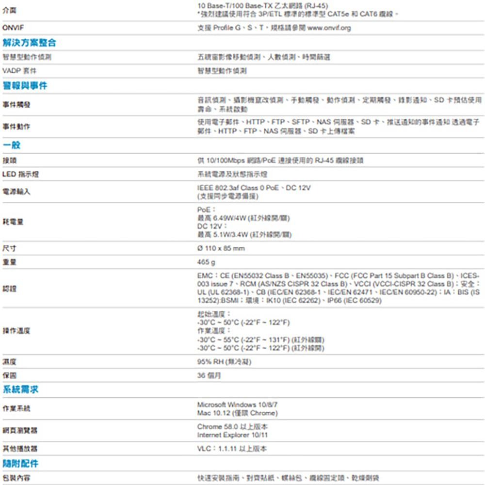 昌運監視器 VIVOTEK晶睿組合 ND9323P 8路 錄影主機+FD9369 200萬半球網路攝影機*8請來電洽詢-細節圖3