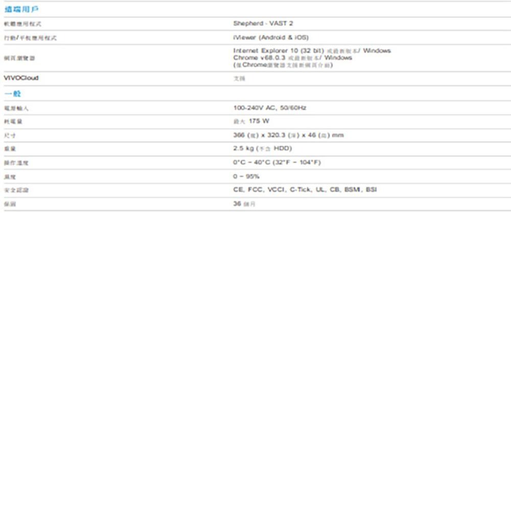 昌運監視器 VIVOTEK晶睿組合 ND9323P 8路 錄影主機+FD9369 200萬半球網路攝影機*8請來電洽詢-細節圖6