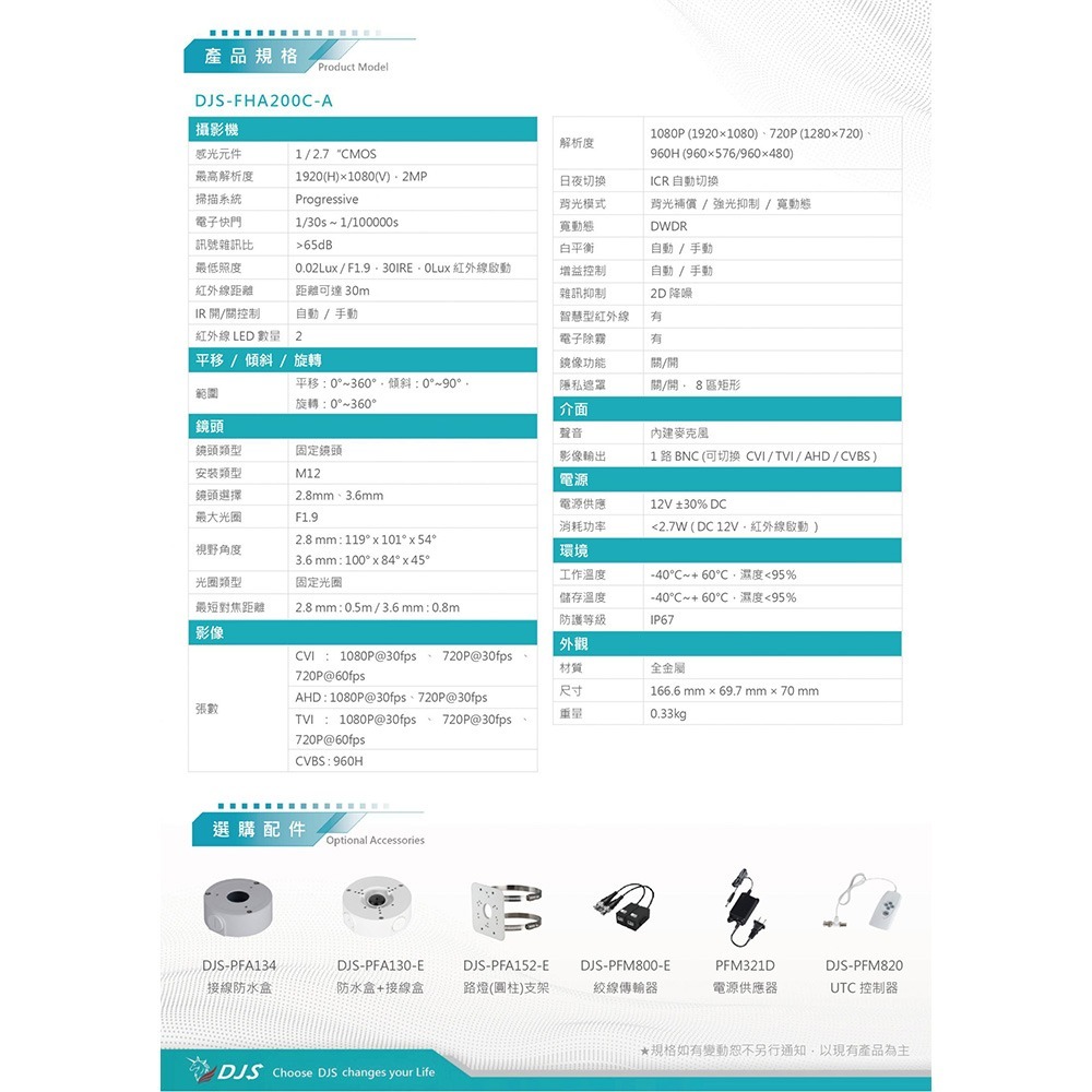 昌運監視器 DJS組合 DJS-SXS104E+DJS-FHA200C-A+DJS-SRC01+SD002+2TB-細節圖2