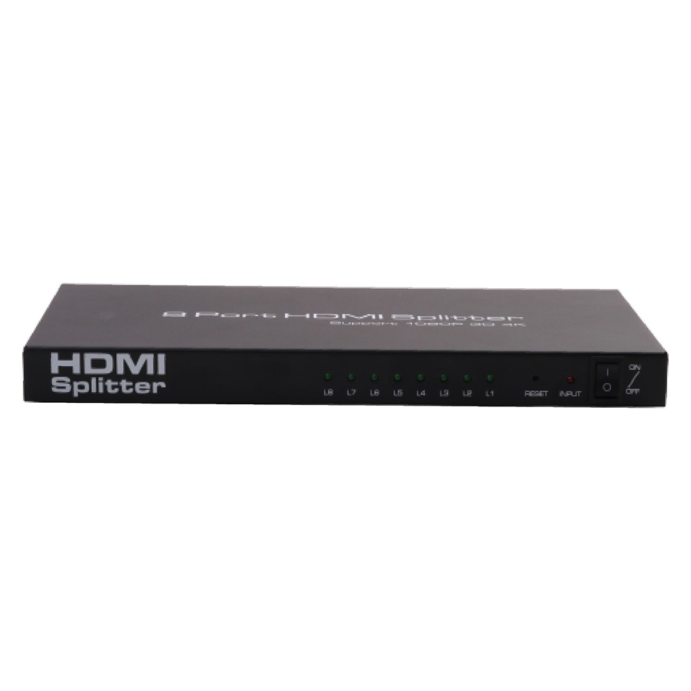 昌運監視器 HANWELL HS-M108K 影音訊號分配器 解析度4K2K@30Hz HDMI1入8出-細節圖2