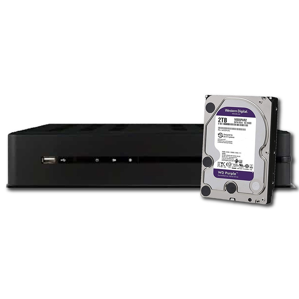 昌運監視器 ICATCH 可取 KMQ-0828EU-K 8路 錄影主機 + WD23PURZ 紫標 2TB-細節圖2