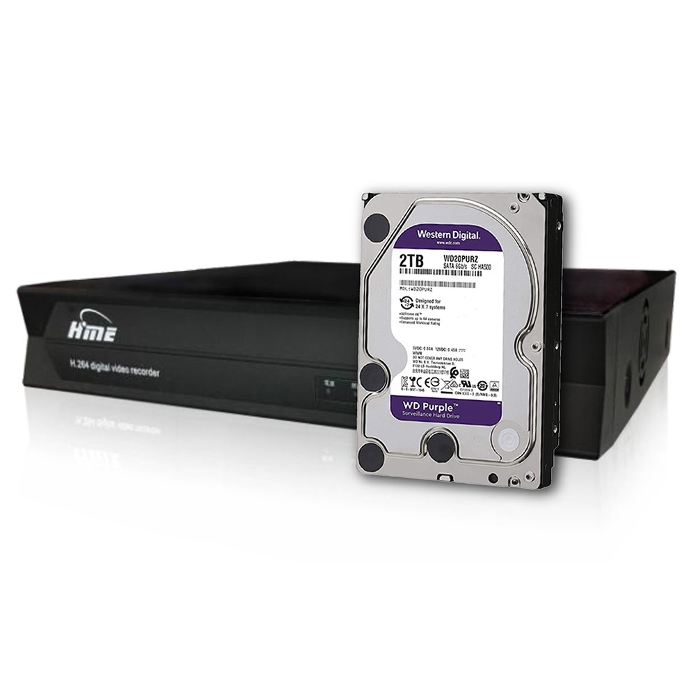 昌運監視器 環名HME HM-NTX85L 8路 錄影主機 + WD23PURZ 紫標 2TB-細節圖2