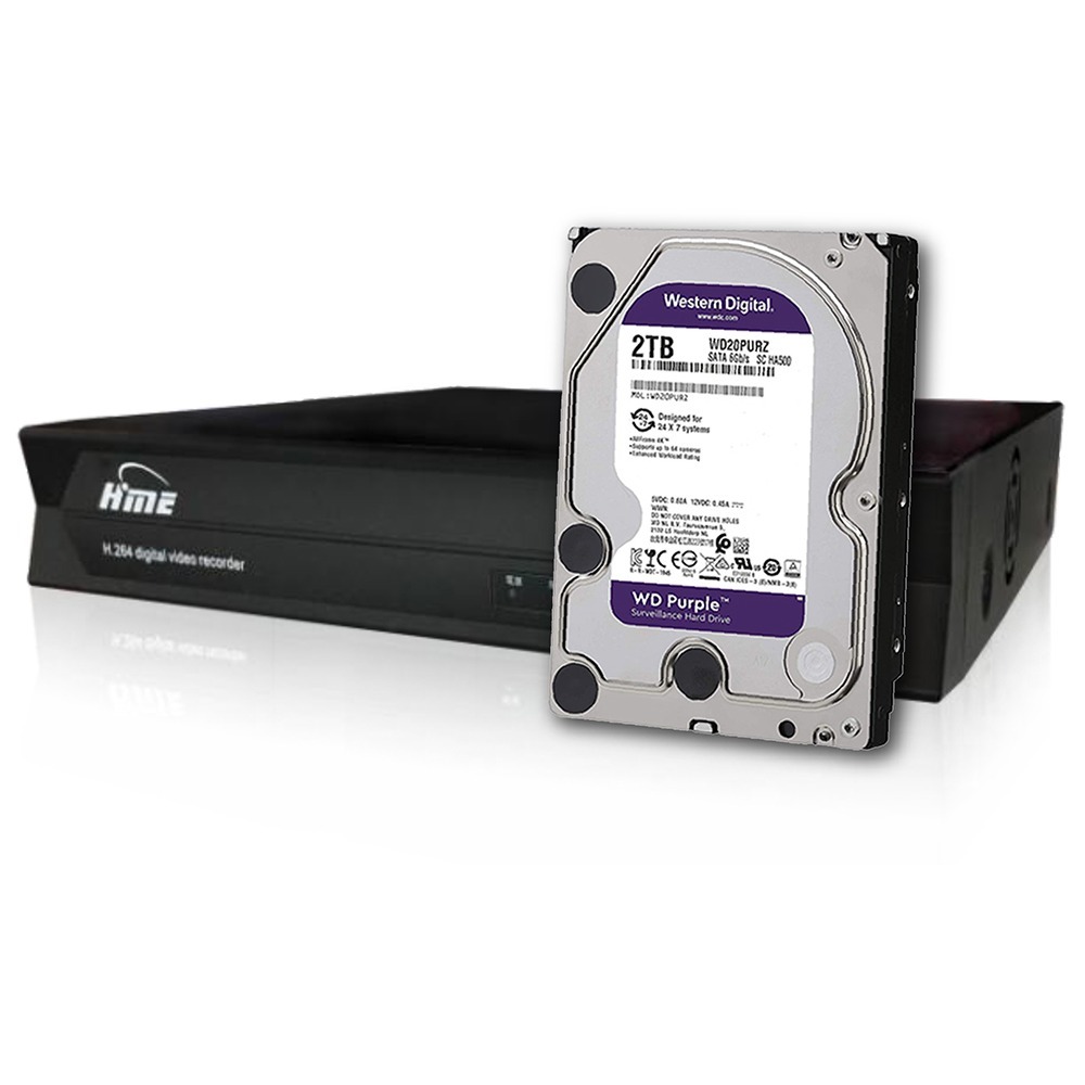 昌運監視器 環名HME HM-NTX165L 16路 錄影主機 + WD23PURZ 紫標 2TB-細節圖2