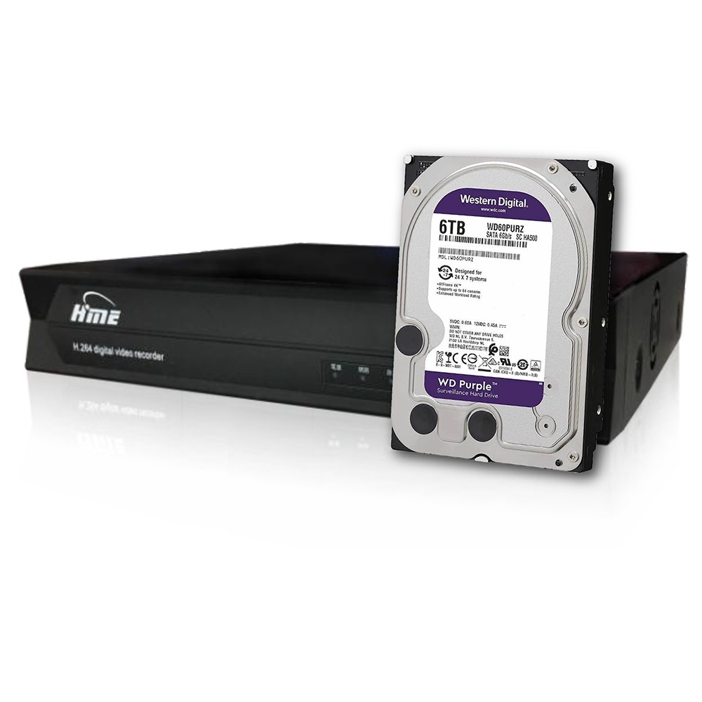 昌運監視器 環名HME HM-NTX165L 16路 錄影主機 + WD64PURZ 紫標 6TB-細節圖2