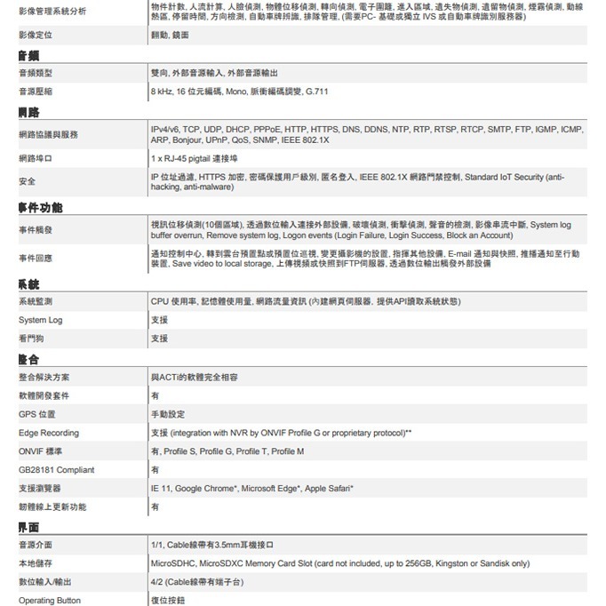 昌運監視器 ACTi B928 500萬 36倍 變焦快速球攝影機 物聯網資安認證 請來電洽詢-細節圖4