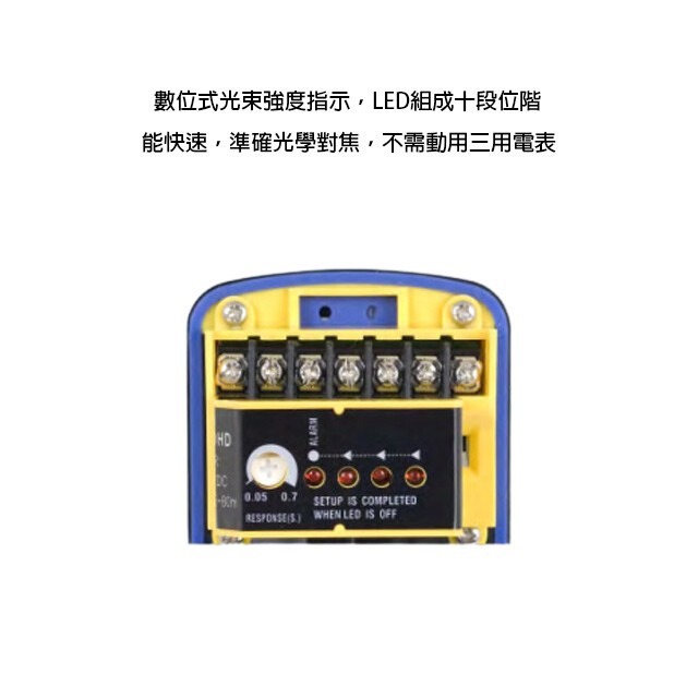 昌運監視器 Garrison LK-120HD 120M 雙軌紅外線偵測器 10段位階LED指示-細節圖6