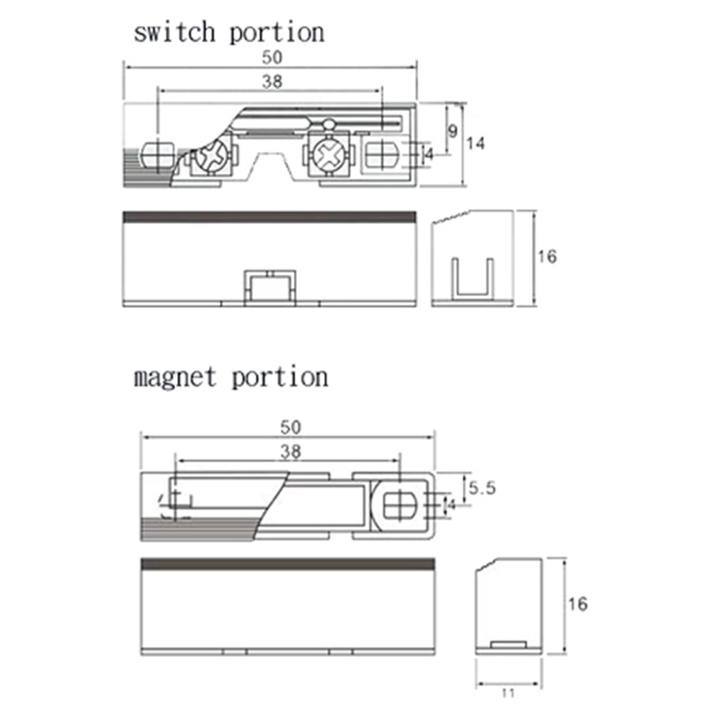 昌運監視器 Garrison LK-152N 磁磺開關 磁磺偵測 電阻性負載 灰色-細節圖3