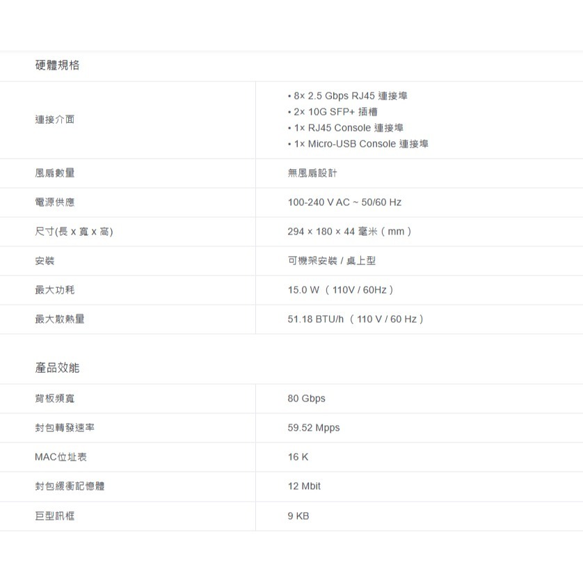 昌運監視器 TP-LINK SG3210X-M2 8埠2.5G L2+管理型交換器 RJ45連接埠-細節圖2