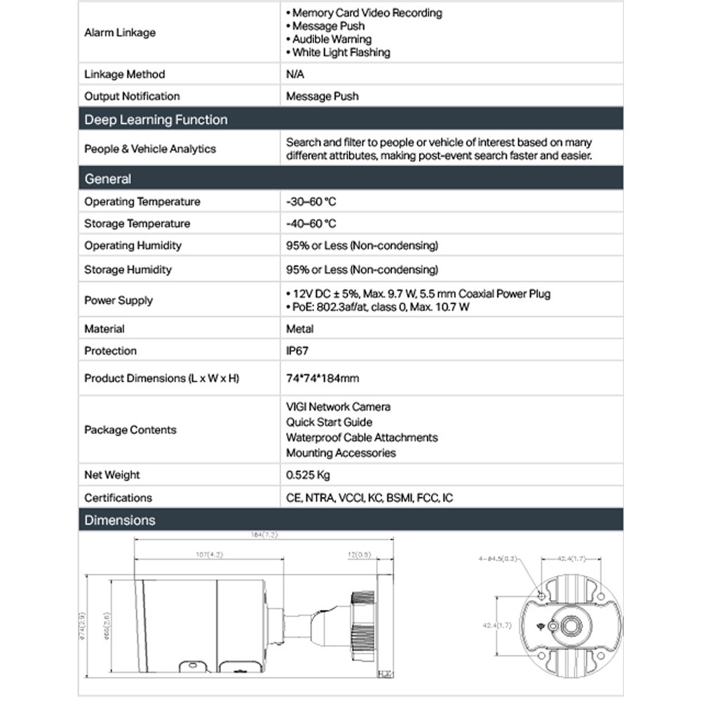 昌運監視器TP-LINK組合 VIGI NVR1008H-8MP 8路主機+VIGI C355 槍型網路攝影機*2-細節圖7