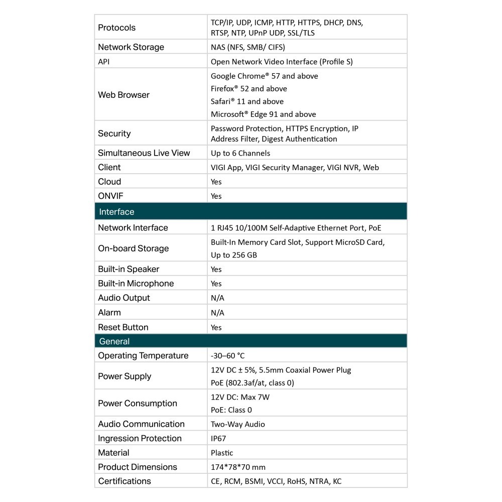 TP-LINK昌運監視器組合 VIGI NVR1008H 8路主機+VIGI C340 4MP槍型網路攝影機*2-細節圖7