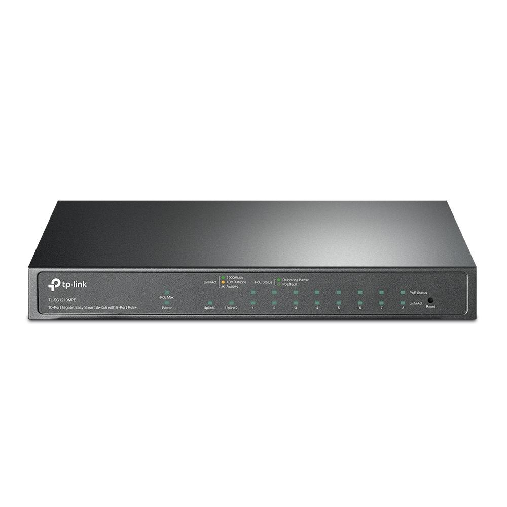 TP-LINK 昌運監視器 TL-SG1210MPE 10埠 Gigabit 簡易智慧型交換器 8埠PoE+-細節圖2