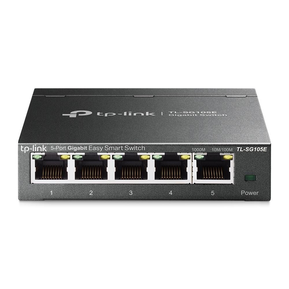 TP-LINK 昌運監視器 TL-SG105E 5埠 Gigabit簡易智慧型網路交換器 10/100/1000Mbps-細節圖2