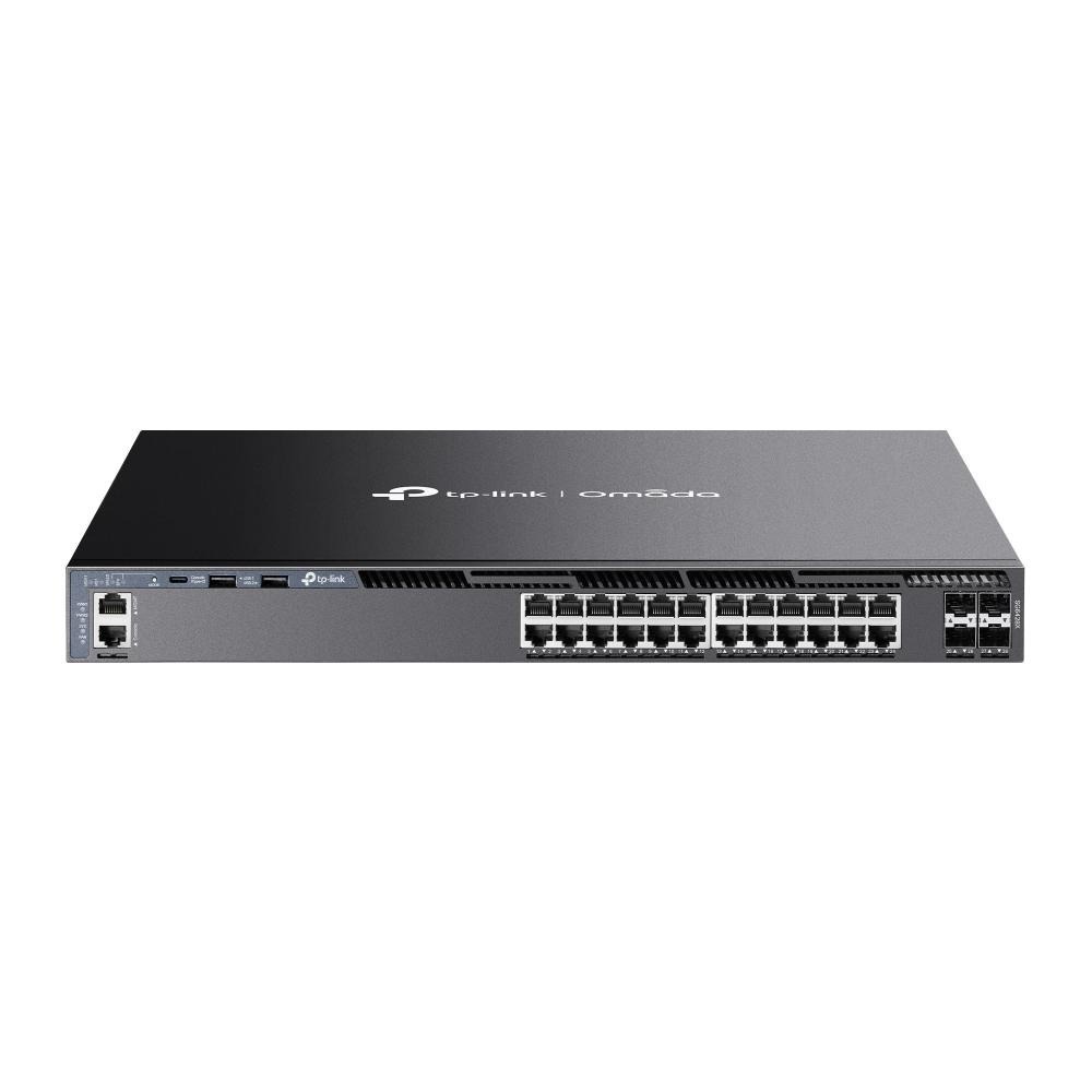 TP-LINK 昌運監視器 Omada TL-SG6428X 24埠 Gigabit 可堆疊 L3 管理型交換器-細節圖2