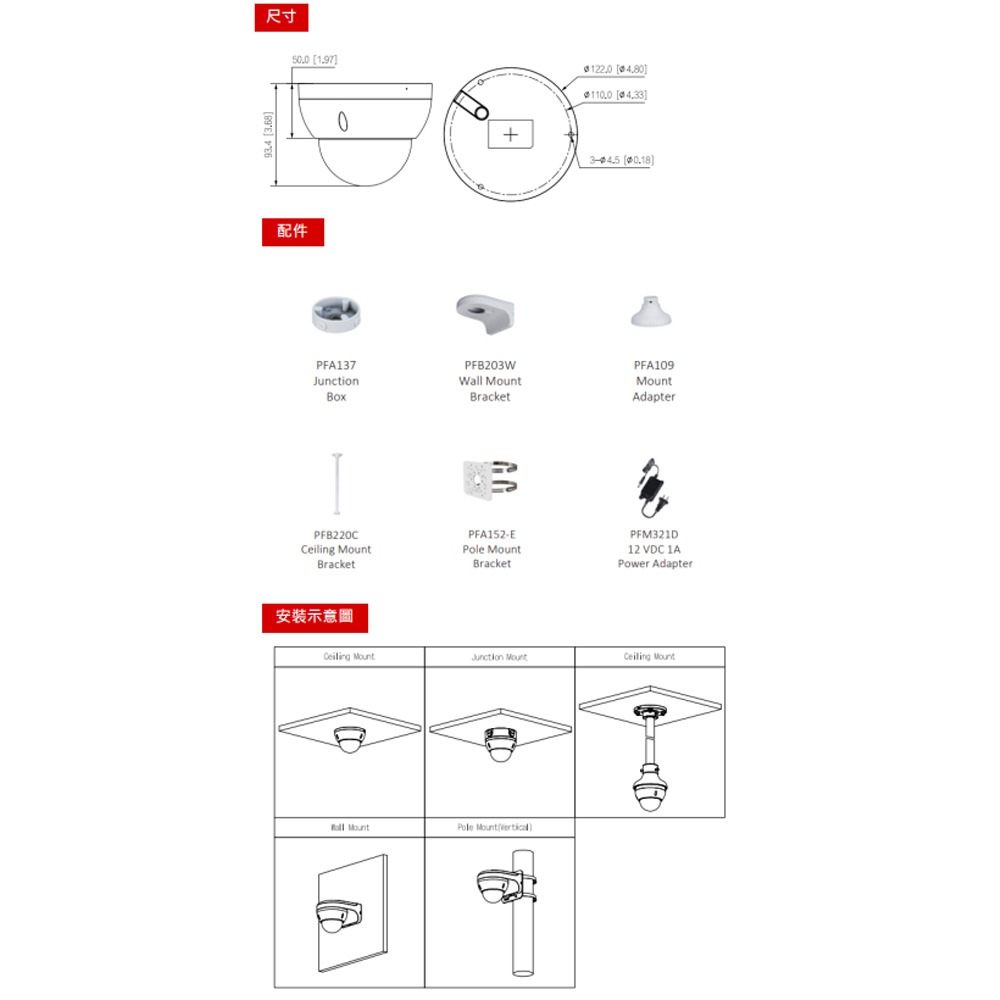 昌運監視器 大華 DH-IPC-HDBW2441R-ZAS 400萬 紅外線變焦半球網路攝影機-細節圖4