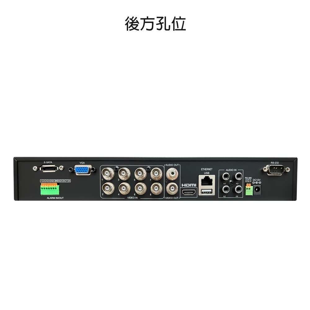 昌運監視器 TWG-1800DK 8路 H.265 800萬 DVR 錄影主機 警報8入1出 聲音4入1出(請來電洽詢)-細節圖3