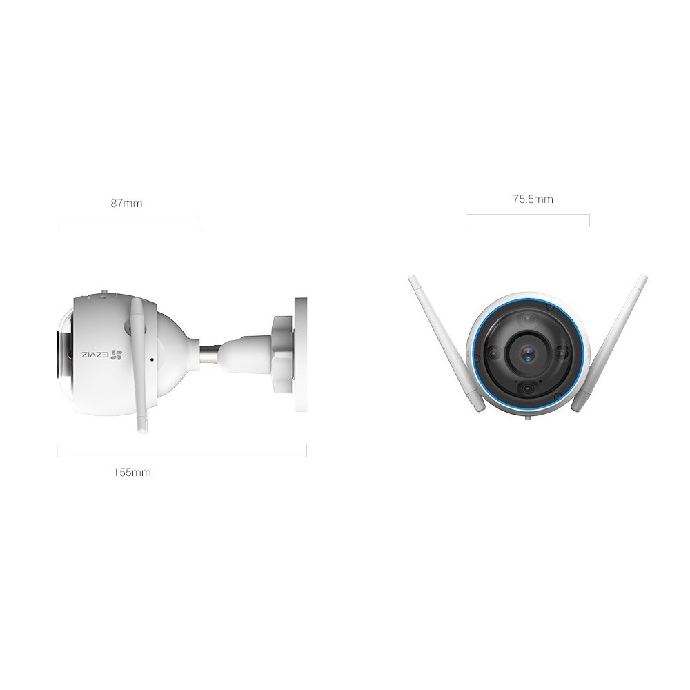 昌運監視器 螢石EZVIZ H3 3K 高階網路WIFI攝影機 30m雙光夜視能力-細節圖2