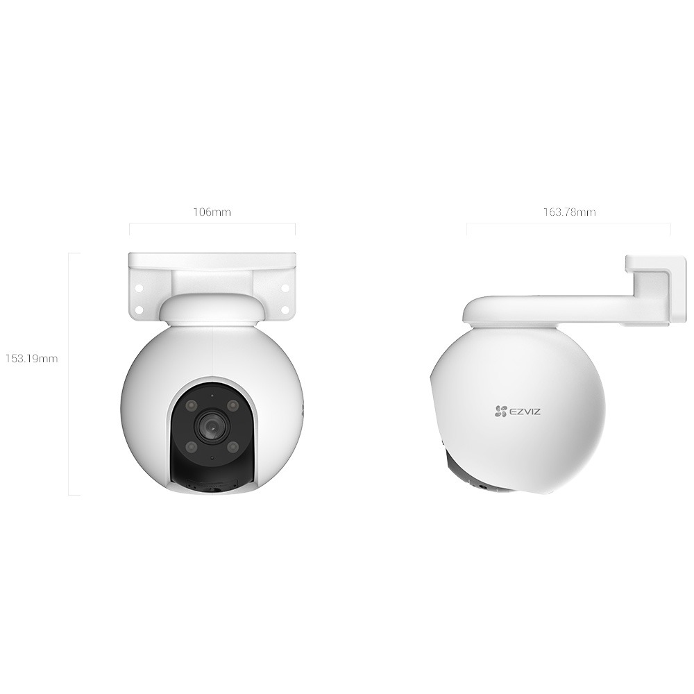 昌運監視器 螢石EZVIZ H8 Pro 3K 高階網路WIFI攝影機 智慧AI偵測和揮手辨識-細節圖2