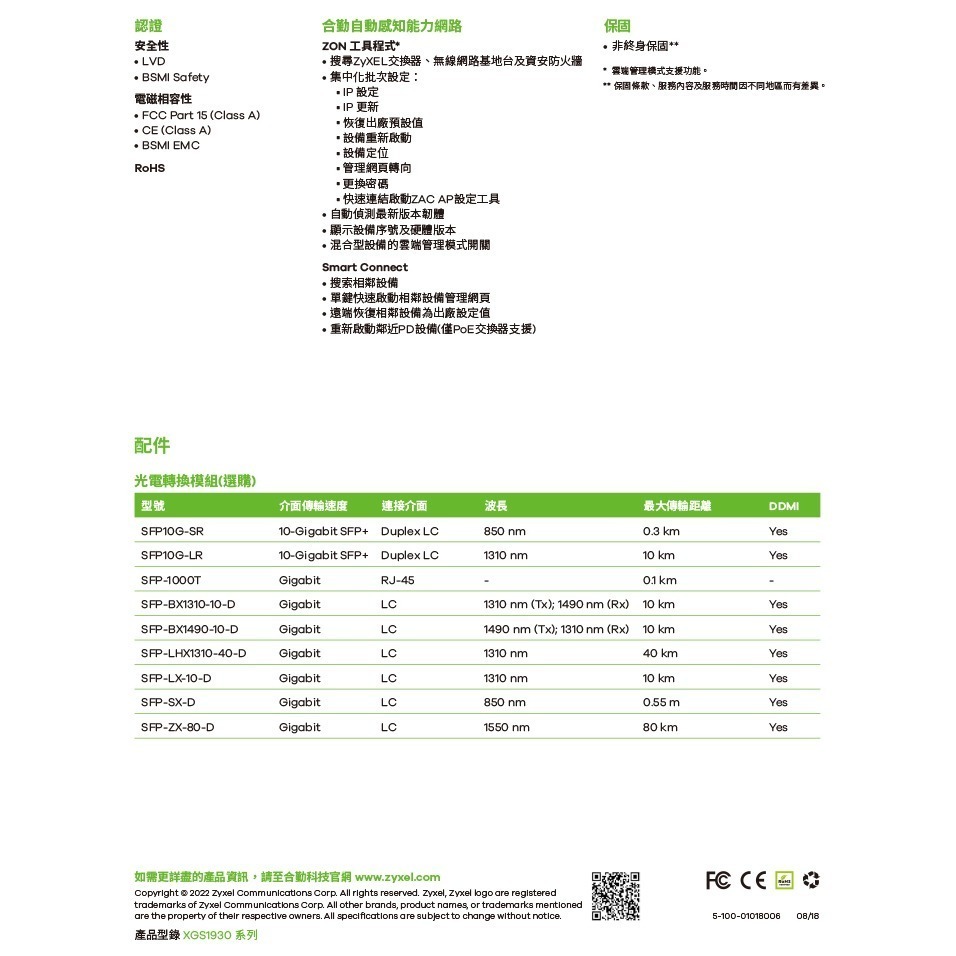 昌運監視器 ZYXEL 合勤 XGS1930-28 24埠 智慧型網管交換器 (替代款替代出貨)-細節圖7
