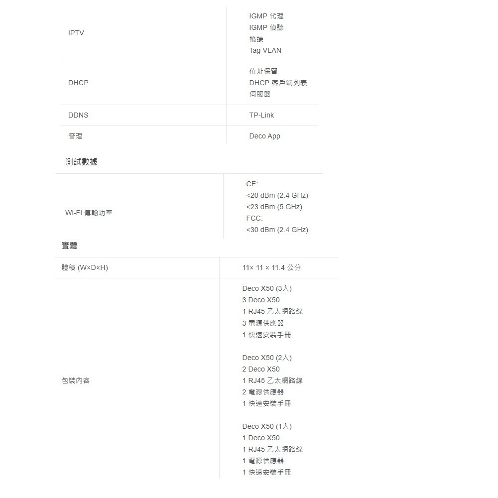 TP-LINK 昌運監視器 DECO X50 AX3000 wifi 分享器 wifi6 真Mesh雙頻無線網路 2入-細節圖5