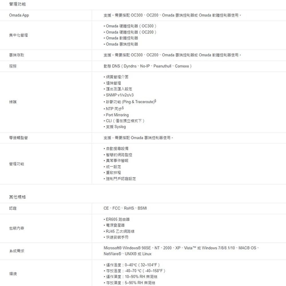 TP-LINK 昌運監視器 Omada ER605-UN Gigabit VPN 路由器-細節圖8