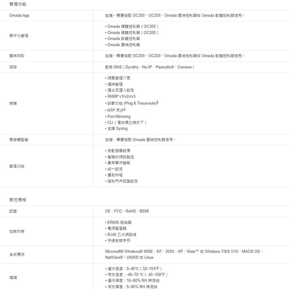 TP-LINK 昌運監視器 ER605 Omada Gigabit VPN 路由器-細節圖8