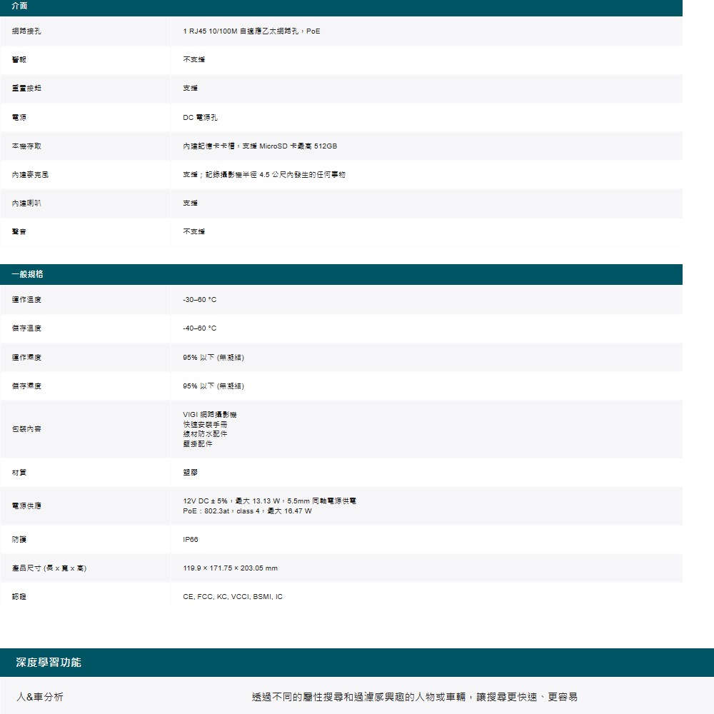 TP-LINK昌運監視器組合 VIGI NVR1004H-4P 4路主機+C540S 4MP夜視旋轉式監視器*2-細節圖4