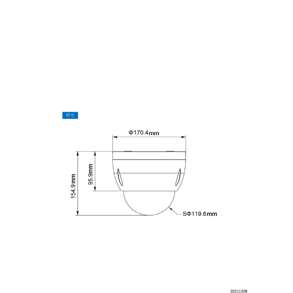 昌運監視器 SAMPO聲寶 VK-TWC42215SDHL 1080P 15倍星光級HDCVI快速球攝影機-細節圖3
