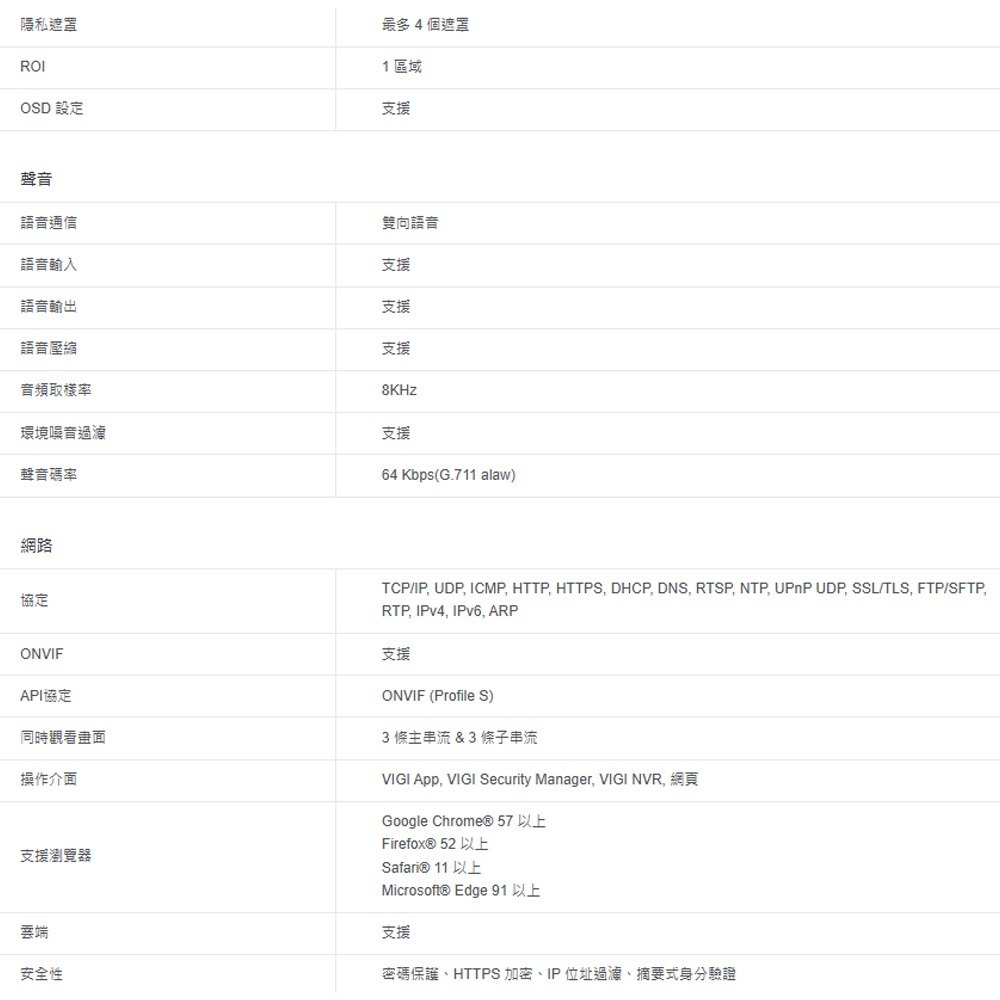 TP-LINK 昌運監視器組合 VIGI NVR1108H-W 8路主機 + C440-W 400萬全彩半球攝影機*2-細節圖4