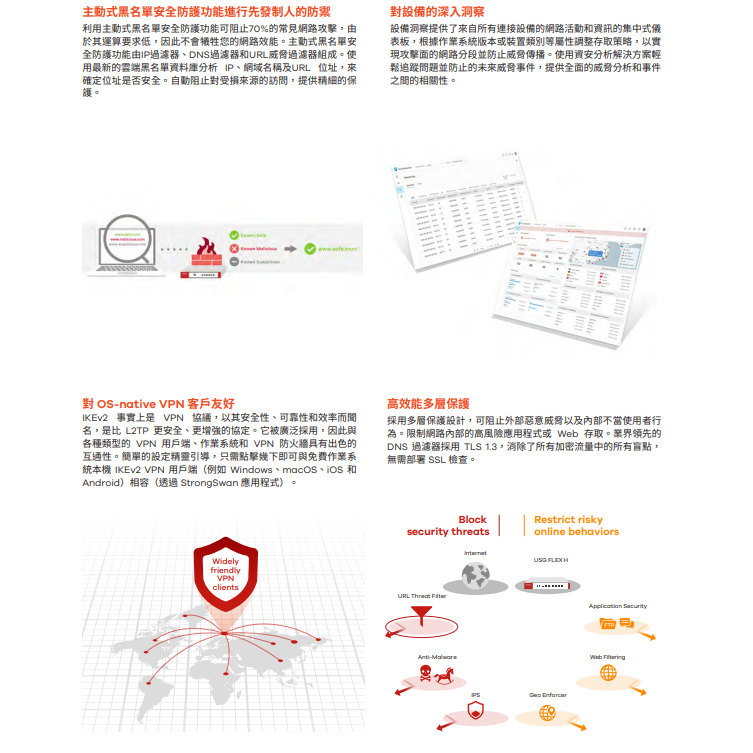 昌運監視器 ZYXEL合勤 USG FLEX 500H (USG FLEX500H) 防火牆(請來電洽詢)-細節圖8