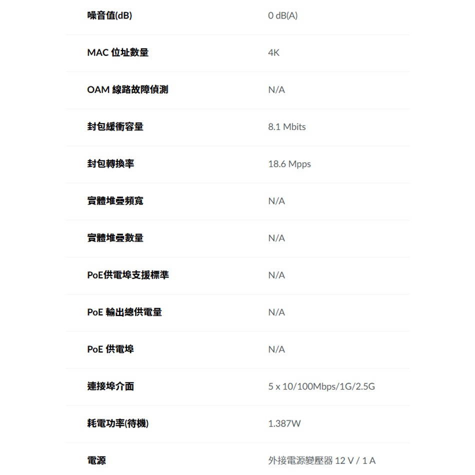 昌運監視器 D-LINK 友訊 DMS-105 5埠無網管Multi-Gigabit多網速交換器-細節圖3