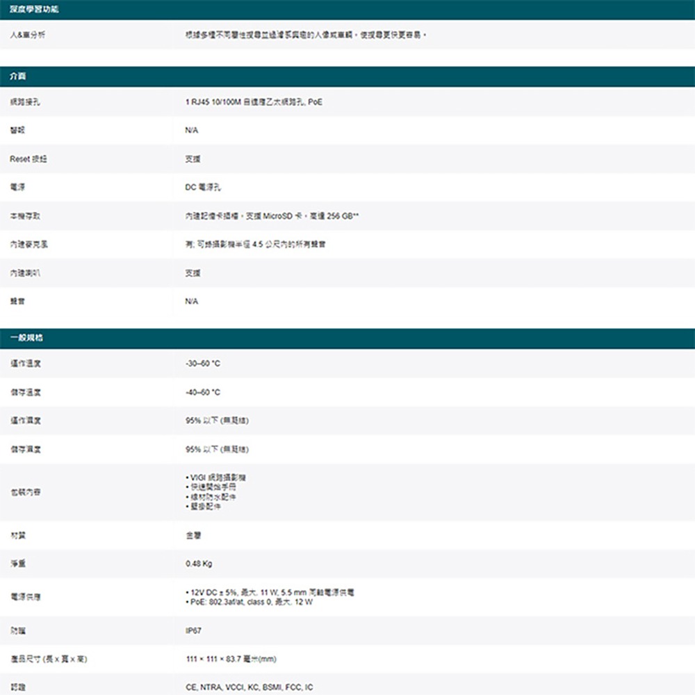 TP-LINK 昌運監視器組合 VIGI NVR2016H-16MP 主機+VIGI C445 400萬網路攝影機*16-細節圖3