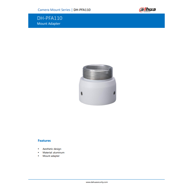 昌運監視器 大華 DH-PFA110 卡口轉接器-細節圖2