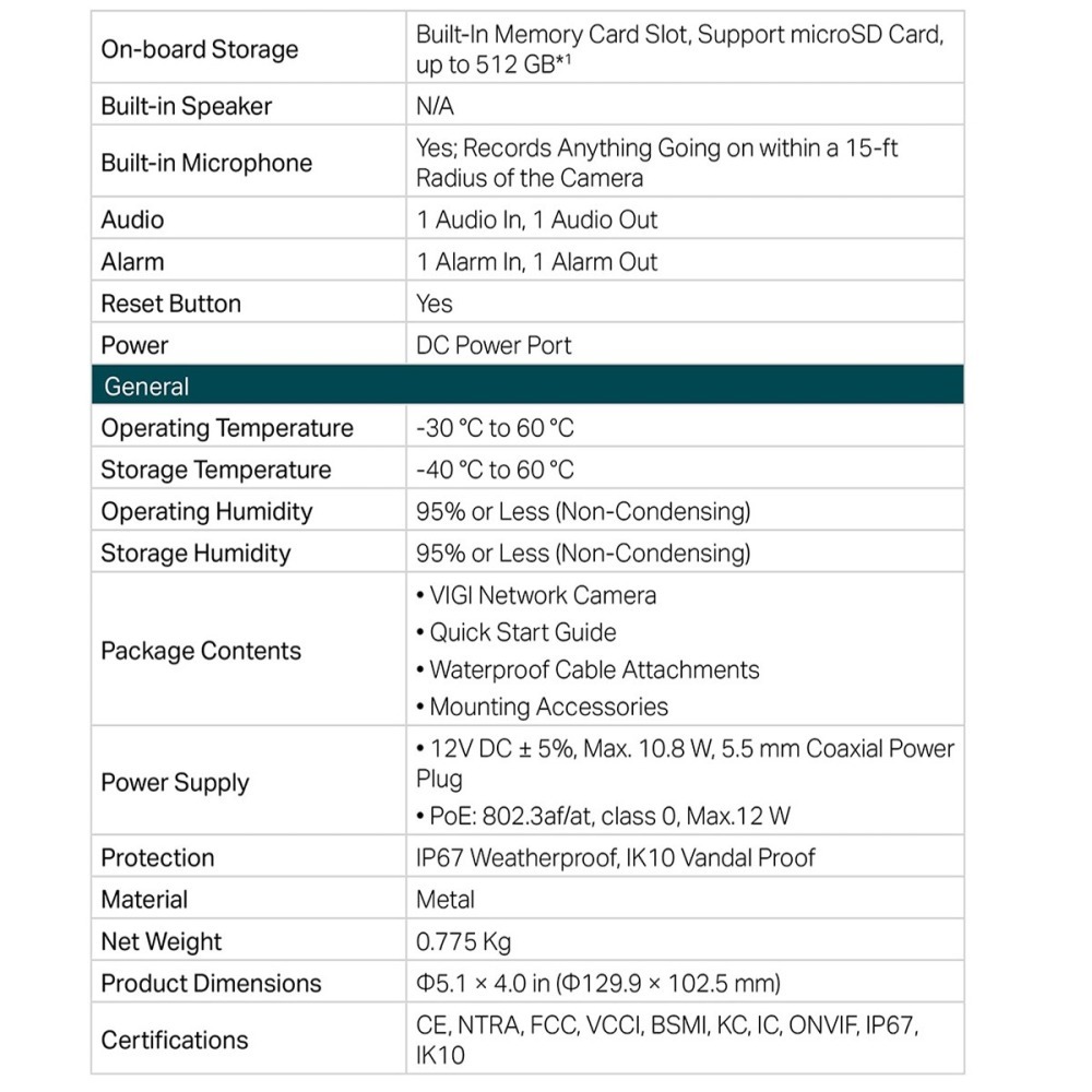 TP-LINK 昌運監視器組合 VIGI NVR1004H-4P +InSight S245ZI 電動變焦網路攝影機*2-細節圖9