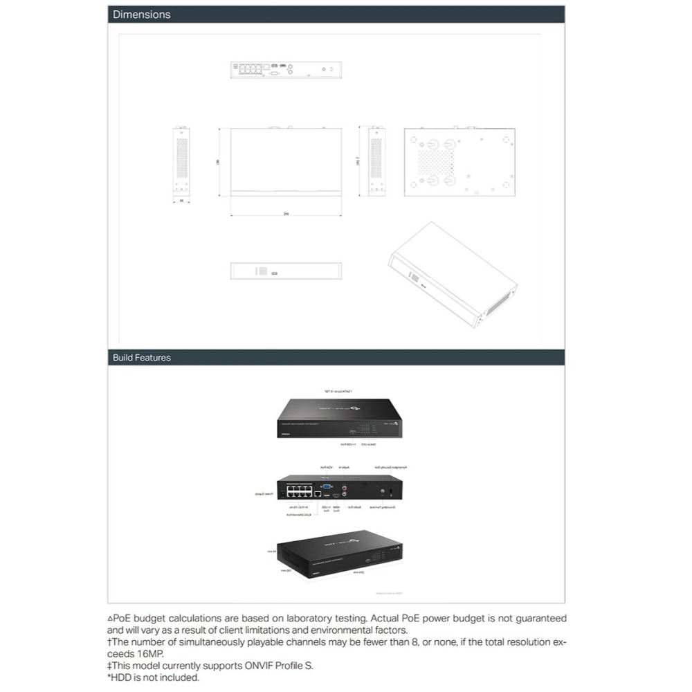 TP-LINK 昌運監視器組合 VIGI NVR1008H-8MP+InSight S245ZI 電動變焦網路攝影機*4-細節圖5