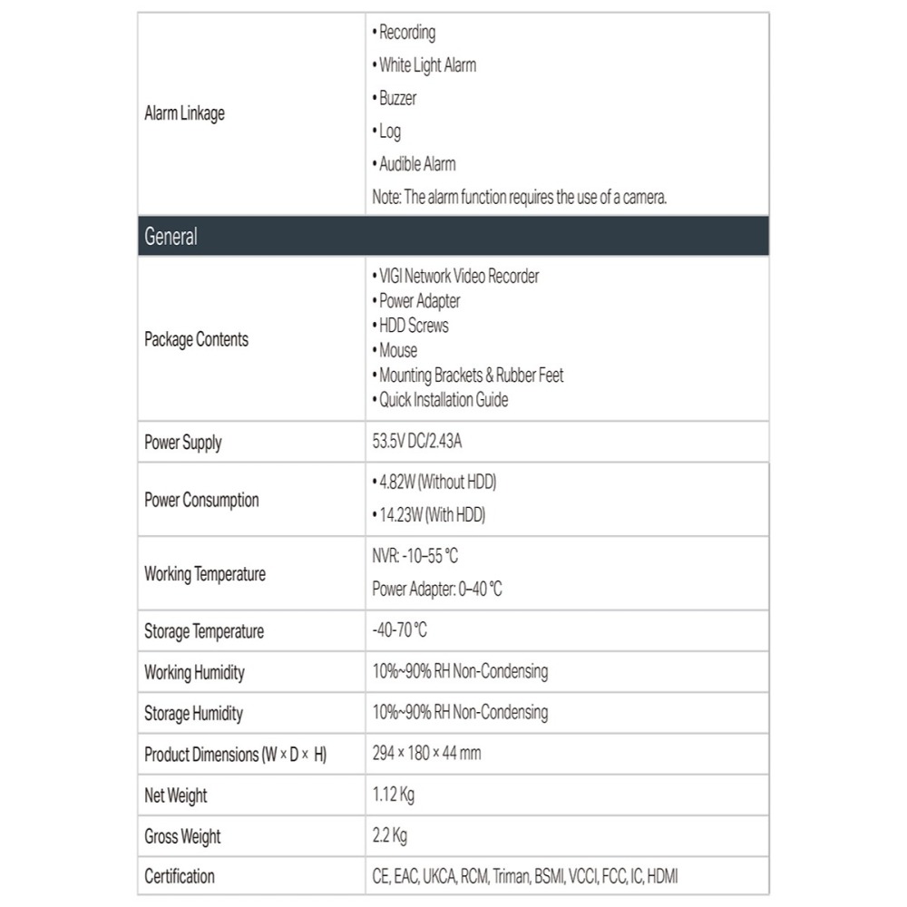 TP-LINK 昌運監視器組合 VIGI NVR1008H-8MP+InSight S245ZI 電動變焦網路攝影機*8-細節圖4