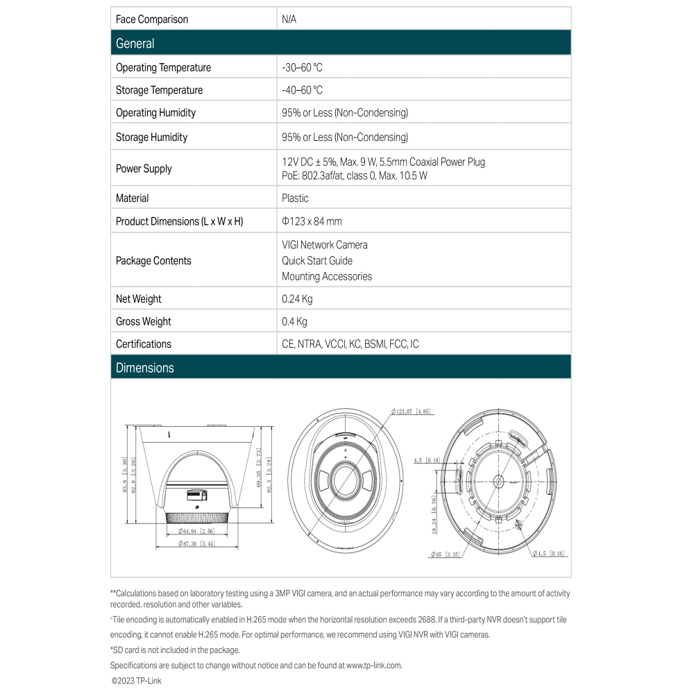 TP-LINK 昌運監視器組合 VIGI NVR1008H-8MP 8路主機+VIGI C450 全彩半球型監視器*4-細節圖9