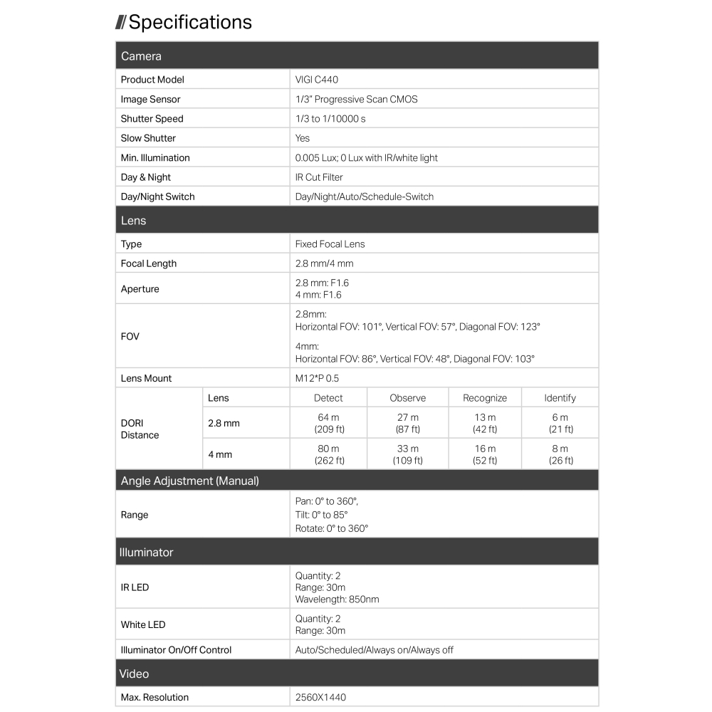 TP-LINK 昌運監視器組合 VIGI NVR1008H-8MP 8路主機+VIGI C440 全彩半球型監視器*4-細節圖6