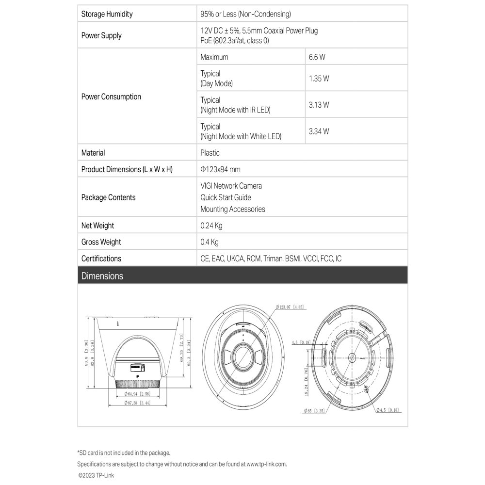 TP-LINK 昌運監視器組合 VIGI NVR1008H-8MP 8路主機+VIGI C440 全彩半球型監視器*4-細節圖9