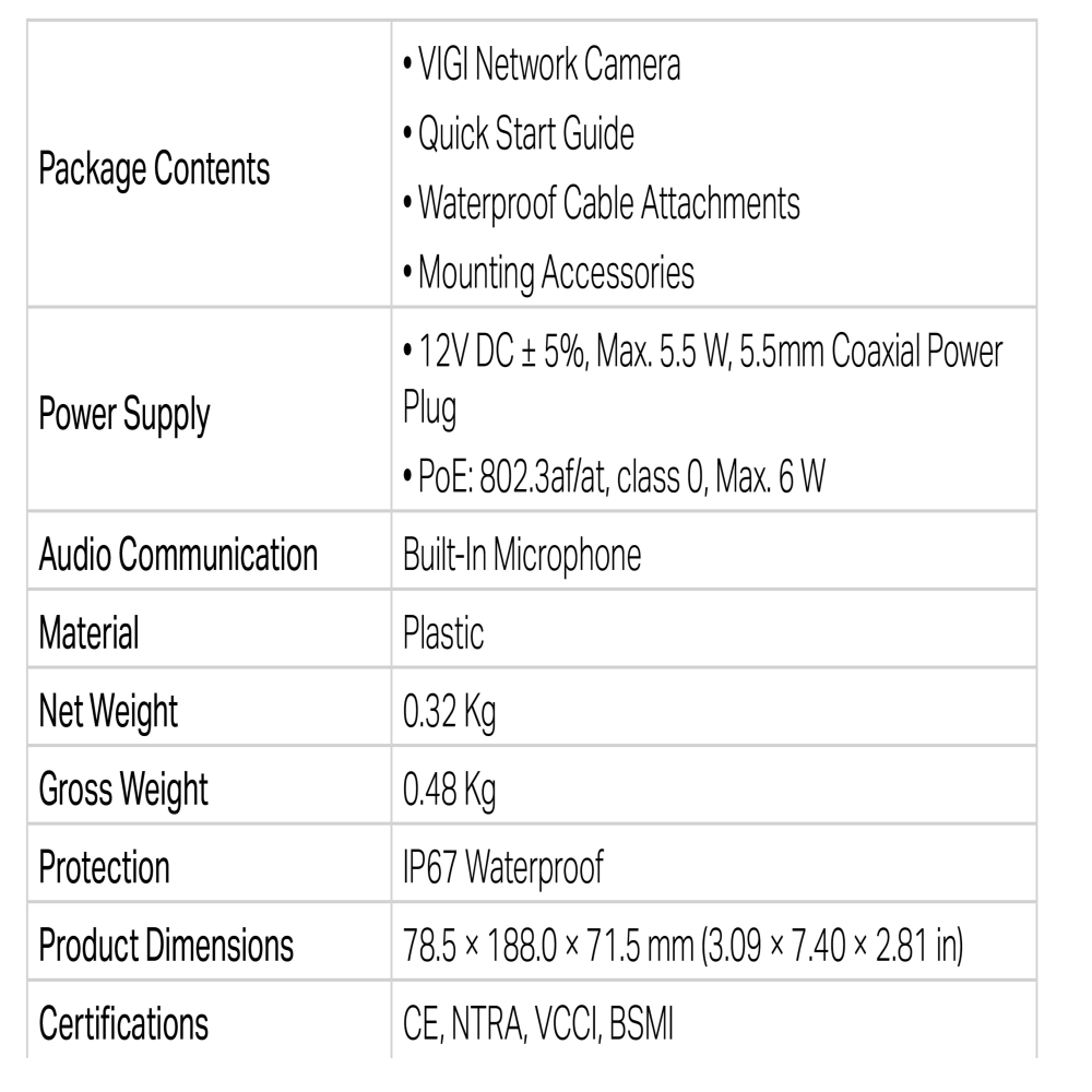 TP-LINK 昌運監視器組合 VIGI NVR1008H-8MP 8路主機+VIGI C330 槍型網路攝影機*4-細節圖11