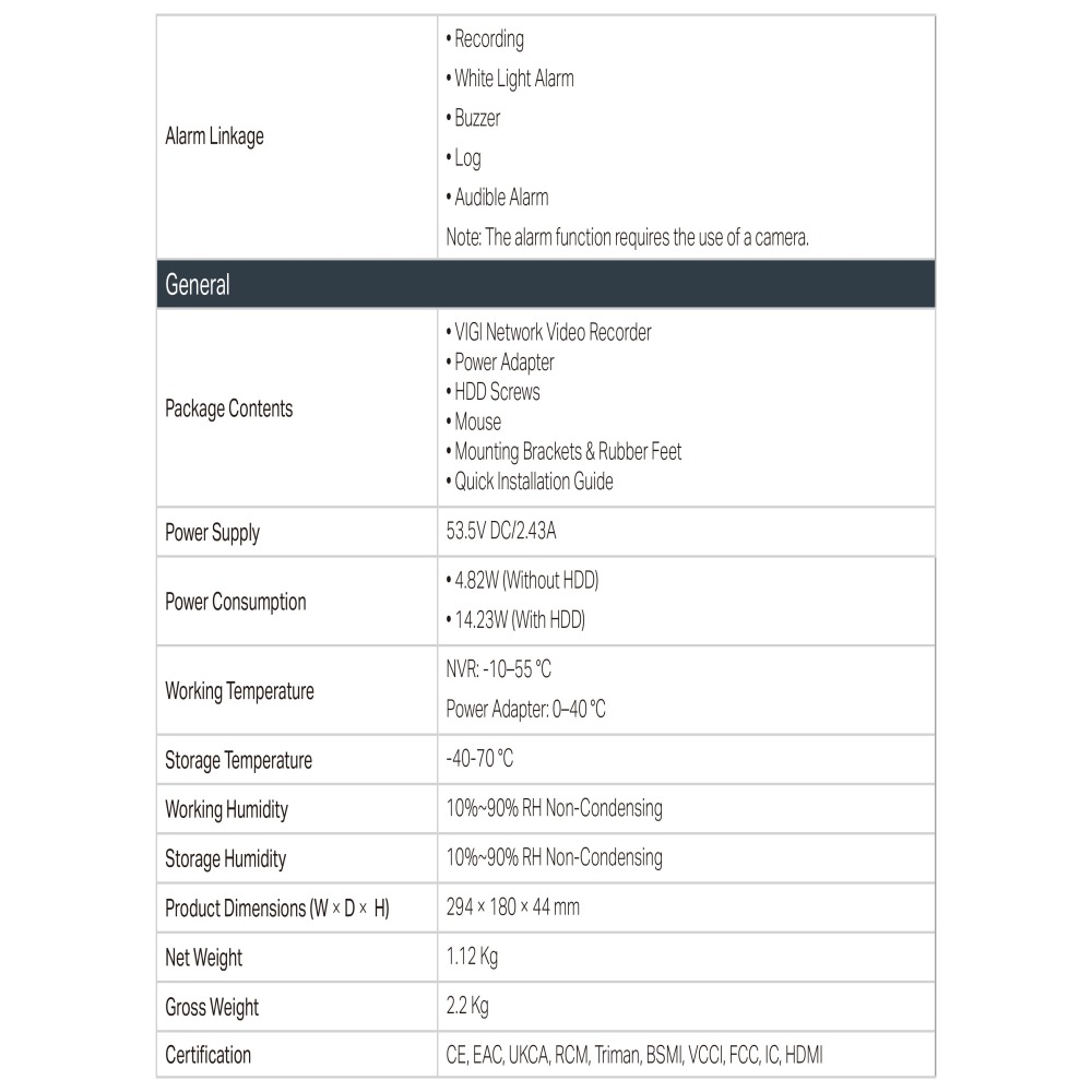 TP-LINK 昌運監視器組合 VIGI NVR1008H-8MP 8路主機+VIGI C230 全彩球型監視器*4-細節圖4